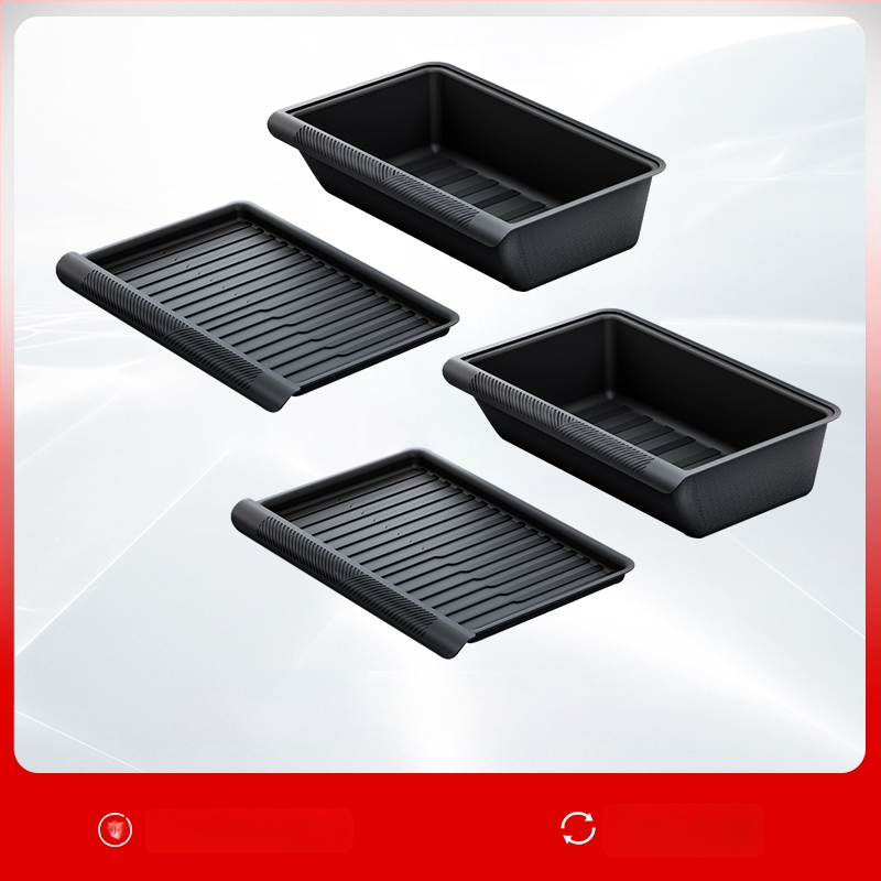 Tesla Model Y zem sēdekļa uzglabāšanas kastīte – ABS, ūdensizturīga, uzstādīšana pie sēdekļa