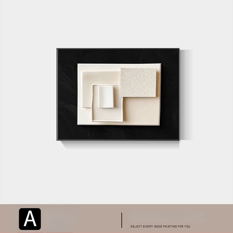 Moderné minimalistické abstraktné nástenné dielo pre elektrický rozvádzač, rám, jednopanélový plátenný panel s Crystal Film povrchom