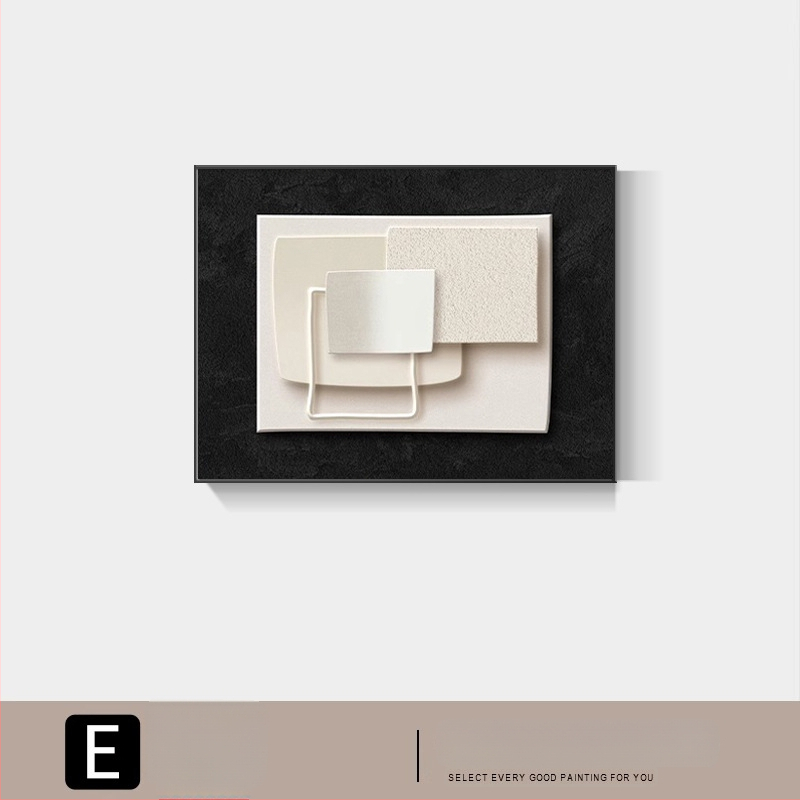 Moderné minimalistické abstraktné nástenné dielo pre elektrický rozvádzač, rám, jednopanélový plátenný panel s Crystal Film povrchom