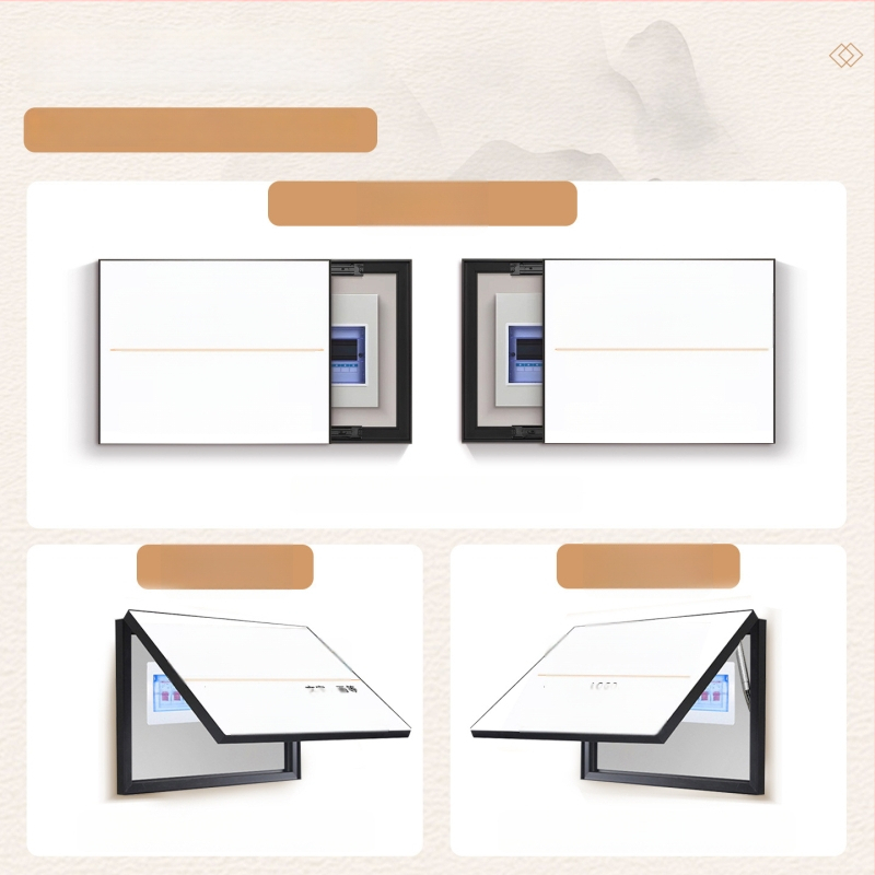 Obraz na stenu pre zakrytie elektromera s hodinami – jednopanelový rámovaný obraz na PP papieri, rám z PS izolácie, ekologicky šetrný, moderný minimalistický štýl