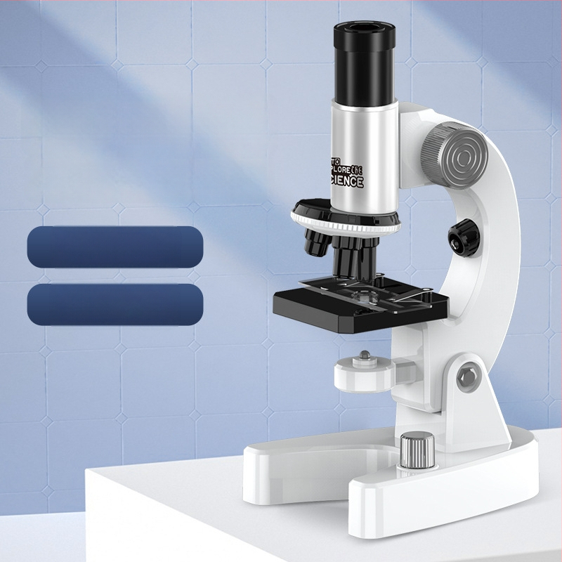Optický mikroskop s vysokým rozlíšením pre vzdelávacie experimenty z biológie/chemie, ABS DIY hračka pre deti 4–6 rokov, bez elektriny