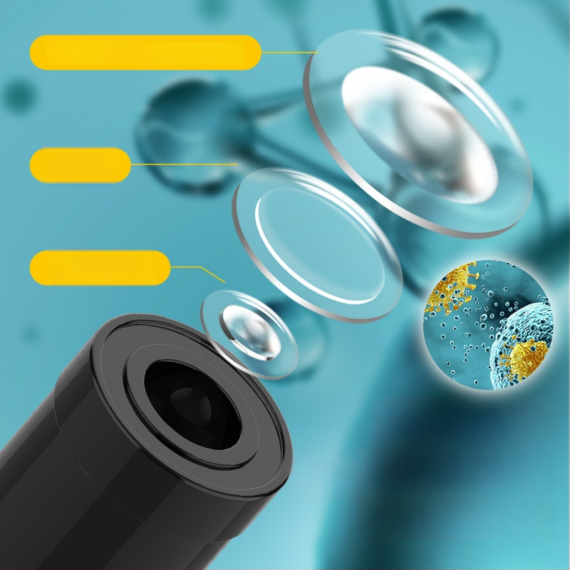 Optický mikroskop s vysokým rozlíšením pre vzdelávacie experimenty z biológie/chemie, ABS DIY hračka pre deti 4–6 rokov, bez elektriny