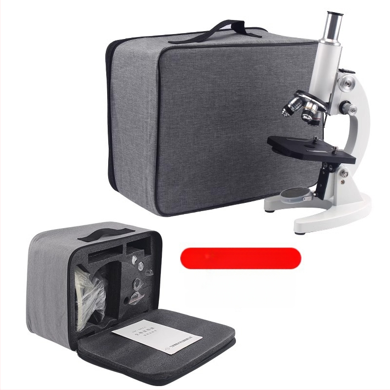 Biologický mikroskop pre študentov, zväčšenie 640x, Full of Wisdom značka, učebný mikroskop