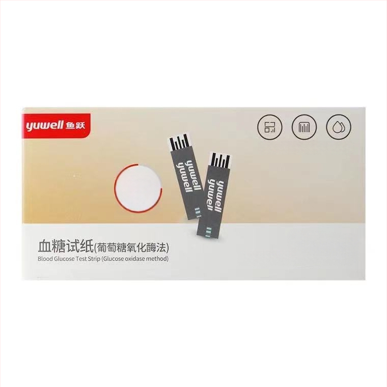 Глюкомер с индивидуално опаковани тест ленти за домашна употреба, напълно автоматичен тестер, код за калибрация 306; Марка Leaping Fish