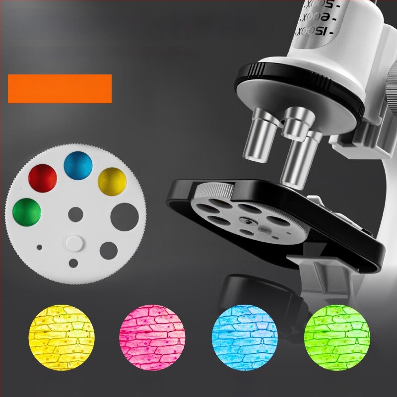 Detský mikroskop 1200X – vzdelávací biologický vedecký set, elektricky napájaný, vhodný pre DIY, pre deti 7–14 rokov