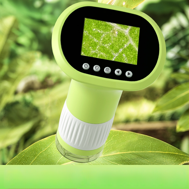 Optický elektronický mikroskop pre deti, prenosný ručný mikroskop pre vedecké experimenty, profesionálna úroveň, vysoké rozlíšenie obrazu, na pozorovanie baktérií