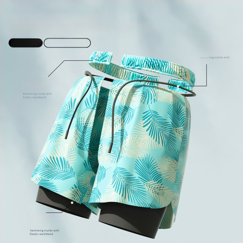 Yuke mužské plavky na plávanie, polyesterová tkanina (96%), polyesterová podšívka (96%), pre dospelých mužov – plávanie a vodné športy