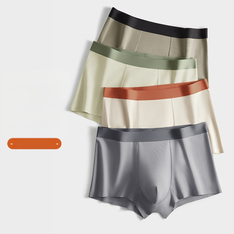 Pánske boxerky z bavlny, priedušné, antibakteriálne, 95% bavlna, stredná výška pásu, bezšvové