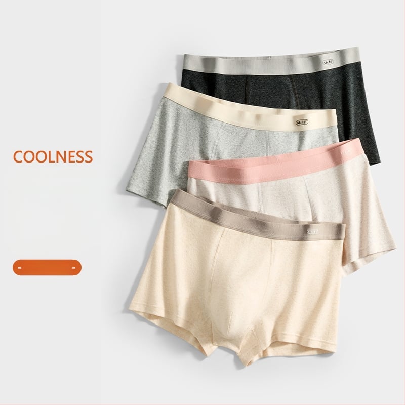 Pánske boxerky s strednou pásom z bavlny 95–100%, priedušné a antibakteriálne, pletený materiál, viskózna podšívka