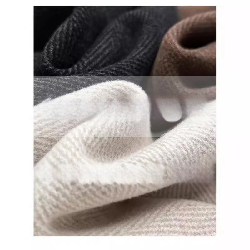 Dámske vlnené tkané široké nohavice, 80–90% vlna, dlhé, casual zimný model 2025