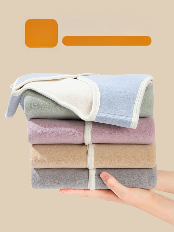 Detská vyhrievacia vesta bez rukávov pre jeseň-zimu, fleec podšívka a hrubá polyestrová výplň