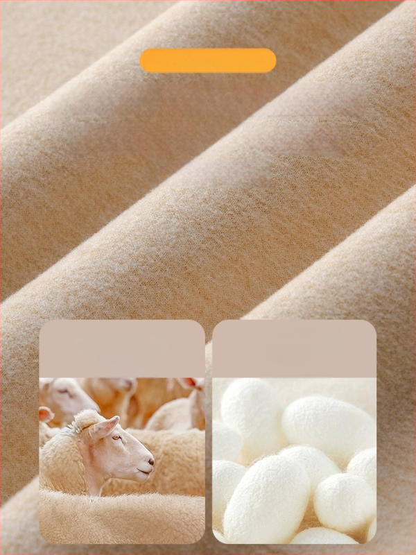 Pánske tričko s dlhým rukávom a vysokým golierom, flísová podšívka; zmes polyesteru s elastanom a mulberry hodvábom