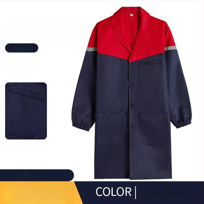 Mužské pracovné vonkajšie oblečenie z corduroy, dlhý strih, odolný voči špinám, polyester, podšívka 100%, štyri ročné obdobia