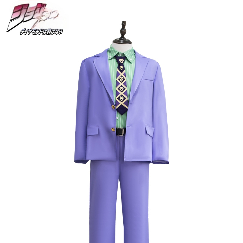 Cosplay kostým JoJo's Bizarre Adventure pre Jolyne Cujoh, japonský štýl, polyester, Black Feather, jar 2025