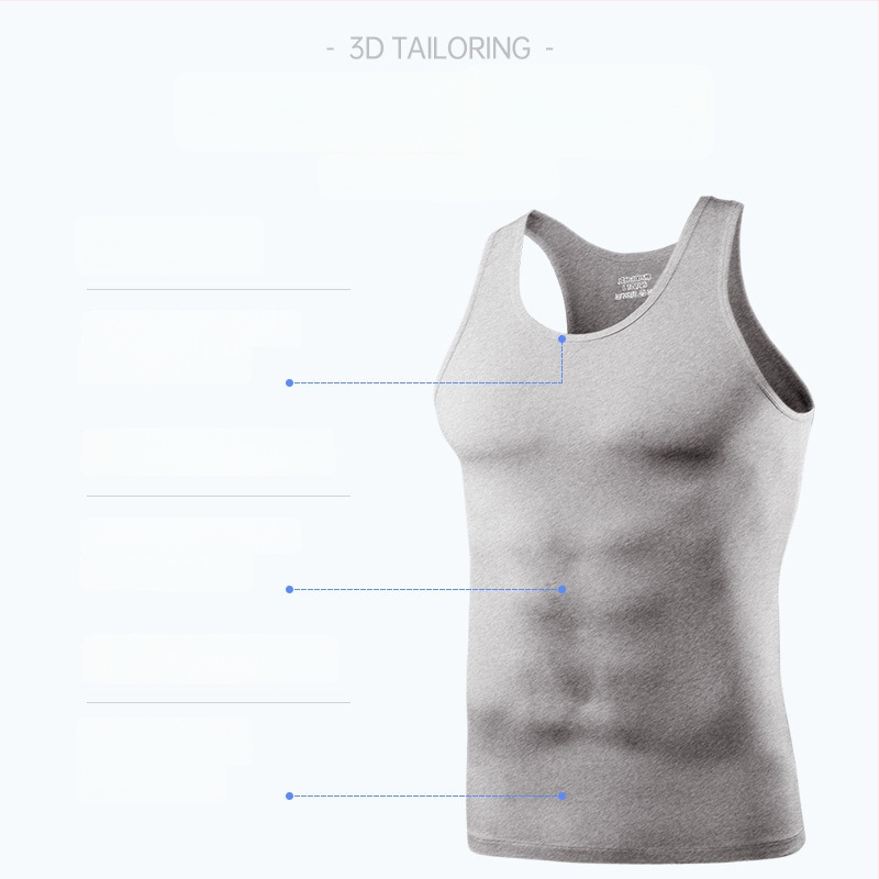 Pánske bezrukvávové tričko z bavlny 100%, okrúhly výstrih, ľahká látka 121–140 g/m², leto 2025