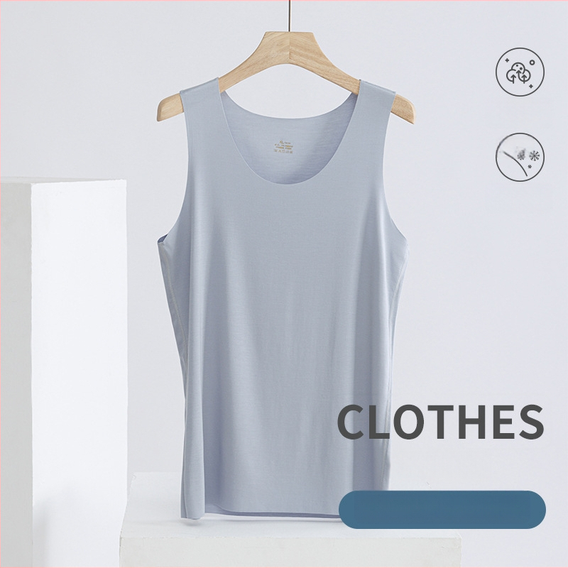 Modal meessoost suvevest, laiad õlad, ümmargune kaelus, 80-90% Modal, keskmise paksusega 161-180 g/m2