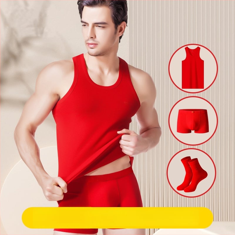 Mužská vesta z 100% bavlny, Kangji Bird, kruhový výstrih, všetky ročné obdobia, stredná hmotnosť 141–160 g/m²