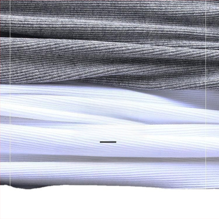 Pánska vesta v tvare I pre fitness, bavlna, savujúca pot, hrubý úplet 2x2, kruhový výstrih