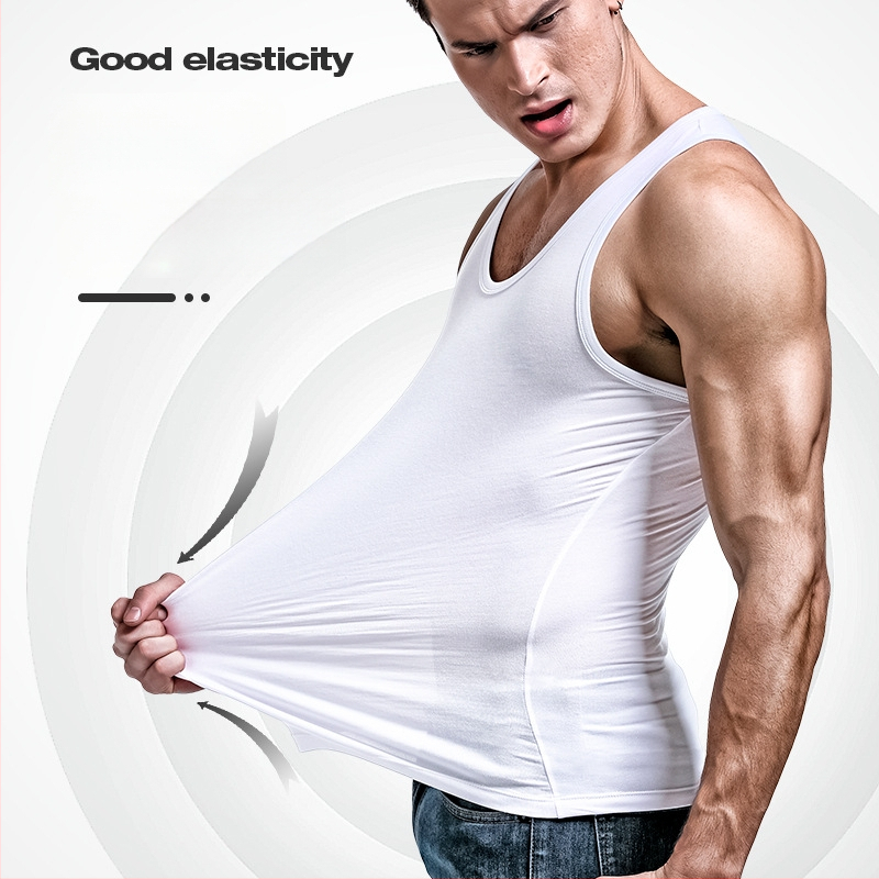 Pánska vesta zo viskózy so širokými ramenami, úzky strih, okrúhly výstrih, hrubá tkanina 201-250 g/m2, leto/jeseň