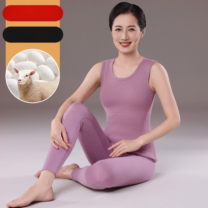 Dámska vesta z kašmíru s fleecovou podšívkou, okrúhly výstrih, voľný strih, jednobarevná, dĺžka 50–65 cm, jeseň 2024