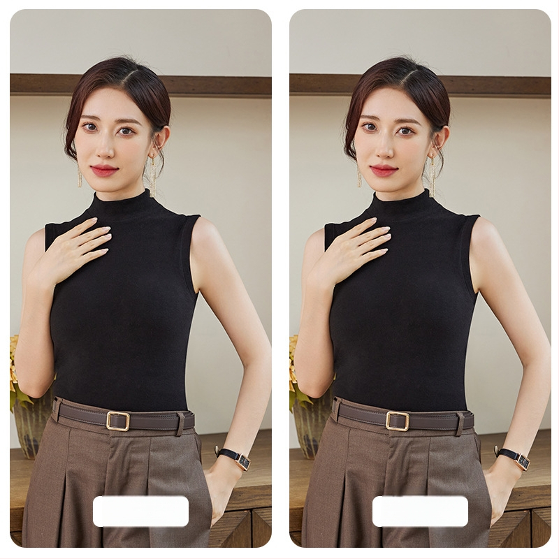 Kamisola s vysokým golierom, bez švov, jednovrstvový dizajn, materiál: regenerovaná celuloóza, značka Seko, pre jeseň a zimu, stredná hrúbka 141–160 g/m2