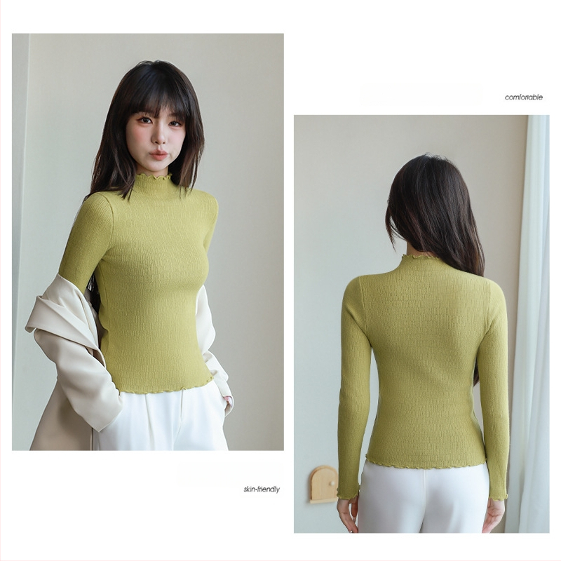 Naistele mõeldud poolkõrge kaelusega kampsun, pikad varrukad, paks fleece vooder, viskooskiud