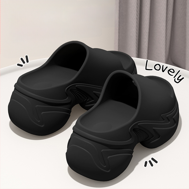 Dámske EVA platfórmové papuče na zvýšenie výšky, protišmykové, 8–11 cm hrubá podrážka, vstrekované EVA, letná obuv