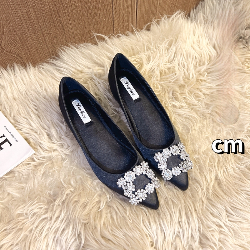 Dámske saténové topánky s ostrým nosom, 3–6 cm podpätok, gumová podrážka, Ultrafilm vložka