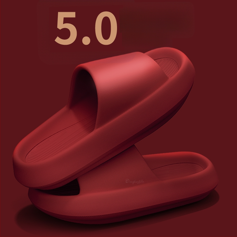 Unisex papuče zvyšujúce výšku s EVA hrubou podrážkou, dizajn s pásom medzi prstami, letné svadobné obutie