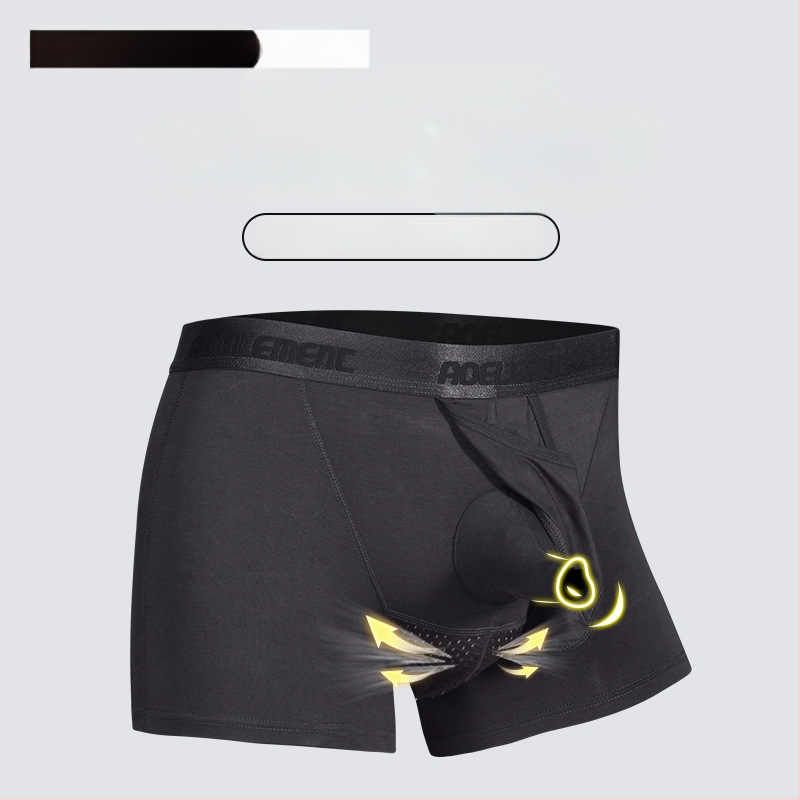 Pánske boxerky, priedušné tkanivo z regenerovanej celulózy, stredný pás