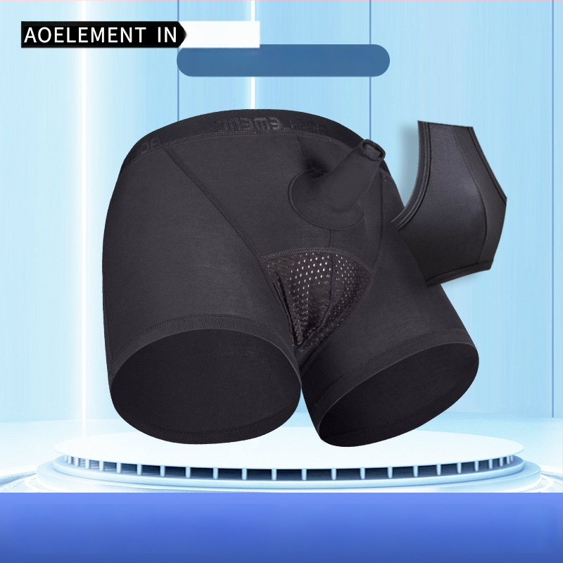 Pánske boxerky, priedušné tkanivo z regenerovanej celulózy, stredný pás