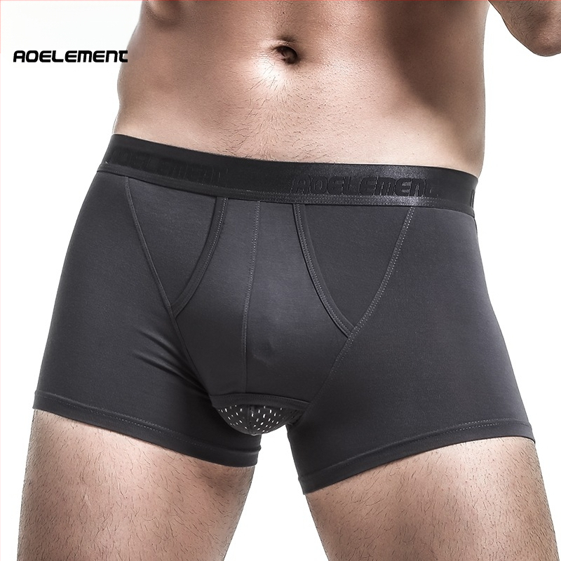 Pánske boxerky, priedušné tkanivo z regenerovanej celulózy, stredný pás