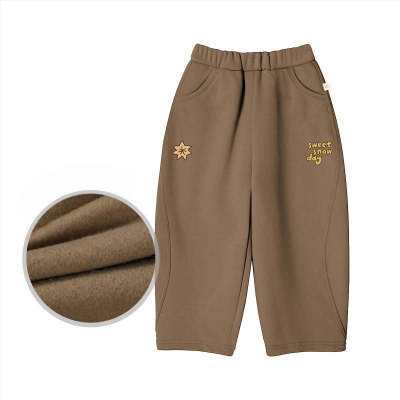 Minizone Detské nohavice, Casual štýl, Dlhé nohavice, 45% bavlna 55% polyester, elastický pás, unisex