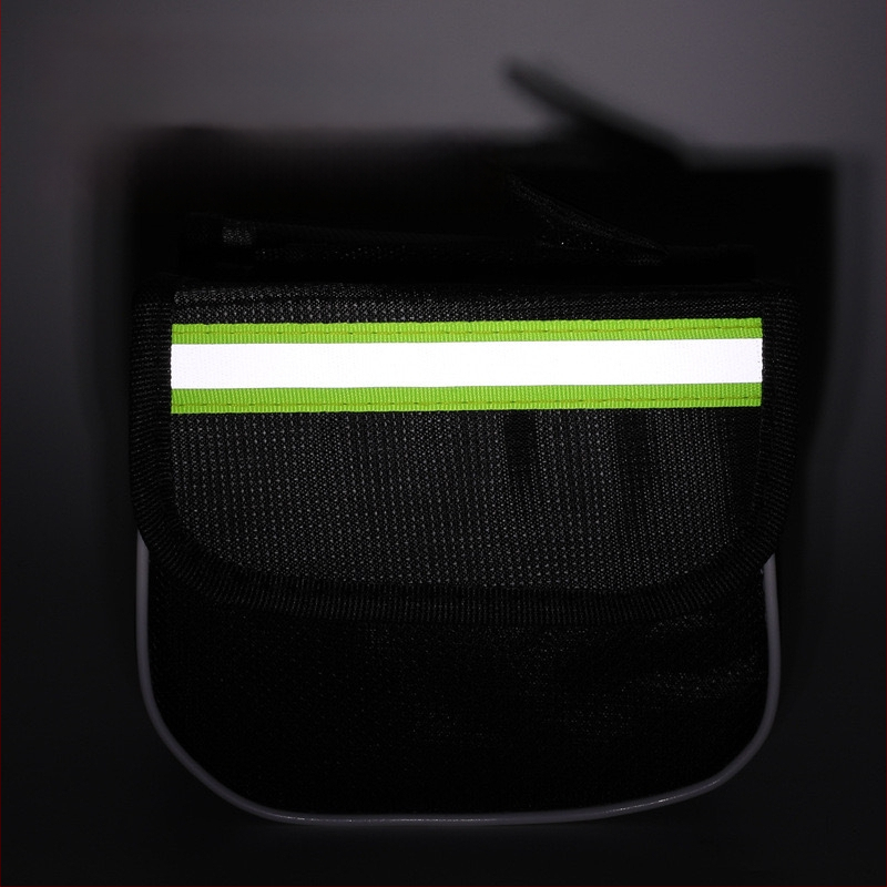 XW Plátenná predná rámová taška na horské bicykle, 3-v-1 horná trubka taška a sedlová taška, pevný obal