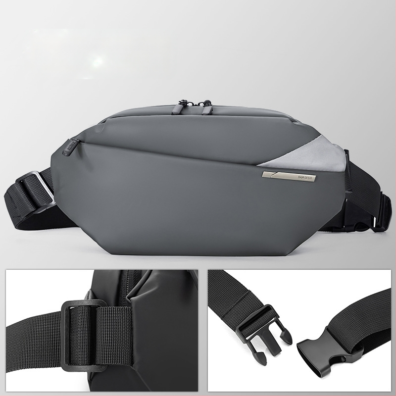 Pánska taška cez telo v ulicnom štýle, Oxford látka, na každodenné použitie