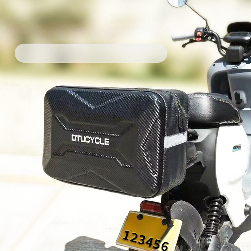 Zadná taška na elektrické bicykle s EVA tvrdým puzdrom, vodeodolná, 12L, DT1603