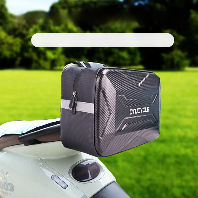 Zadná taška na elektrické bicykle s EVA tvrdým puzdrom, vodeodolná, 12L, DT1603