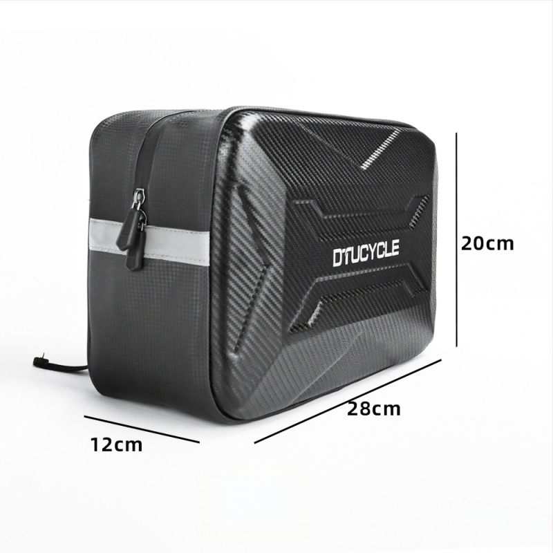 Zadná taška na elektrické bicykle s EVA tvrdým puzdrom, vodeodolná, 12L, DT1603