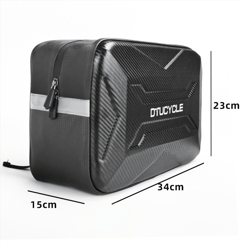 Zadná taška na elektrické bicykle s EVA tvrdým puzdrom, vodeodolná, 12L, DT1603