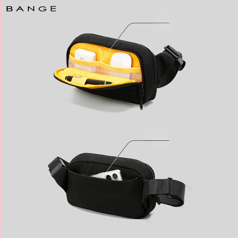 Vyriška crossbody rankinė iš Oxford audinio, kvėpuojanti, verslo elitės stilius, poliesterio pamušalas, pavasaris 2025