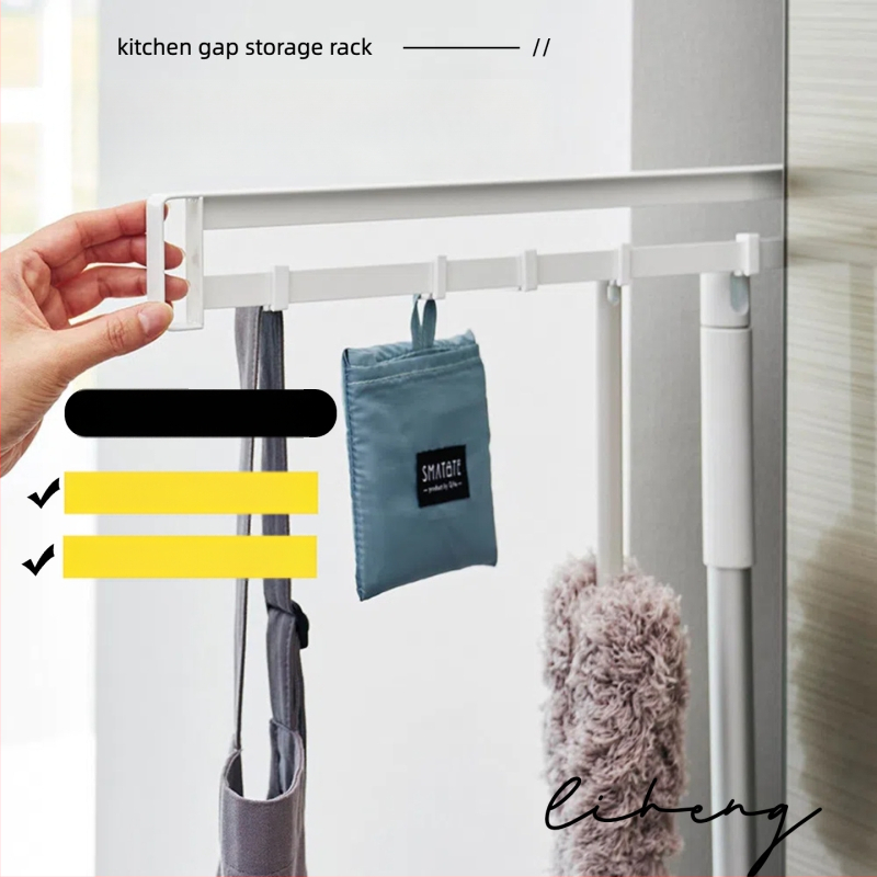 Constantity Železný Rozťahovací Držiak do Skrine – Moderný Minimalizmus, Viac ako Tri Háčiky, Nosnosť 1–3 kg