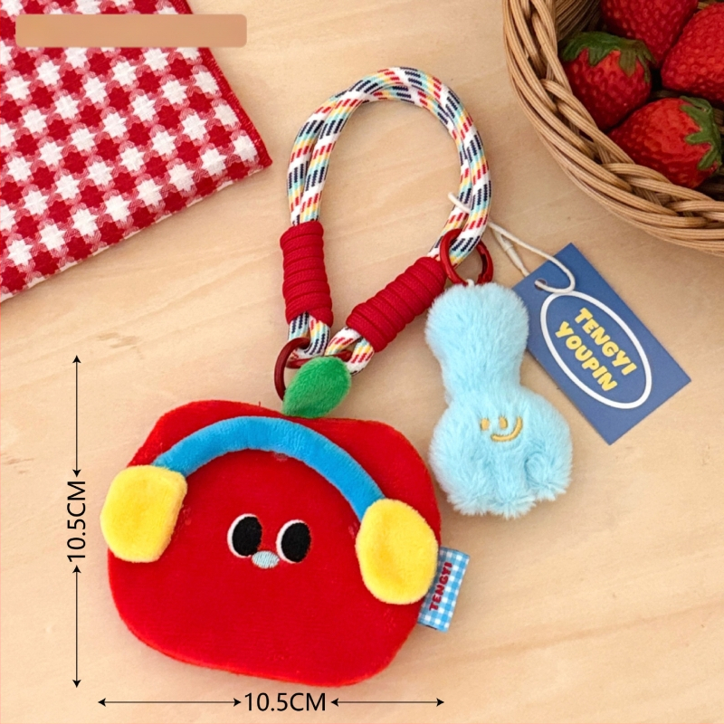 Mincovník z plyšu, kreslený vzor, neformálny cestovný štýl, 1 sklad, hmotnosť 14 g