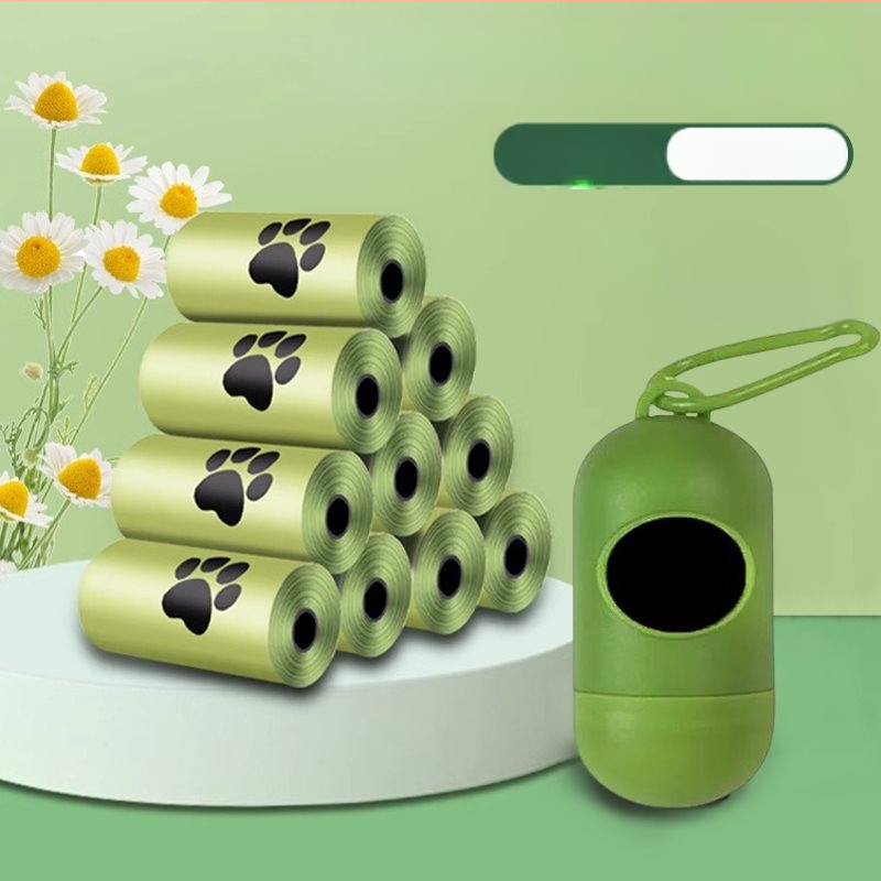 Hrubšie biologicky odbúrateľné vrecia na psie a mačacie výkaly, na zber odpadu