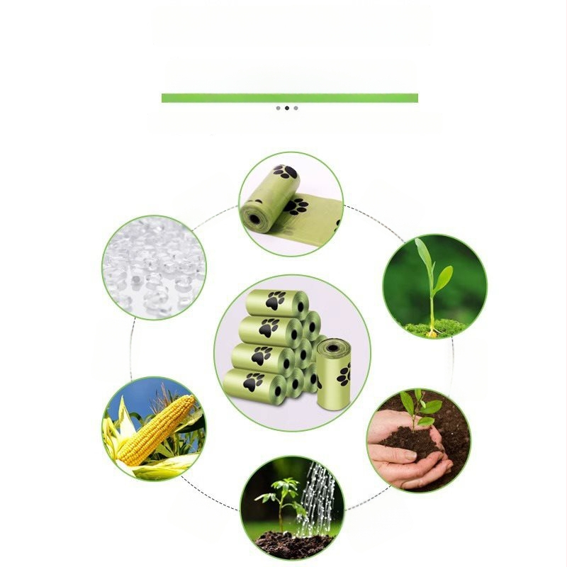 Hrubšie biologicky odbúrateľné vrecia na psie a mačacie výkaly, na zber odpadu