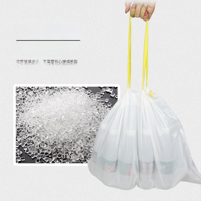 Mačací vrecko na toaletu, rolový typ, hrubý PE, so sťahovacím uzáverom