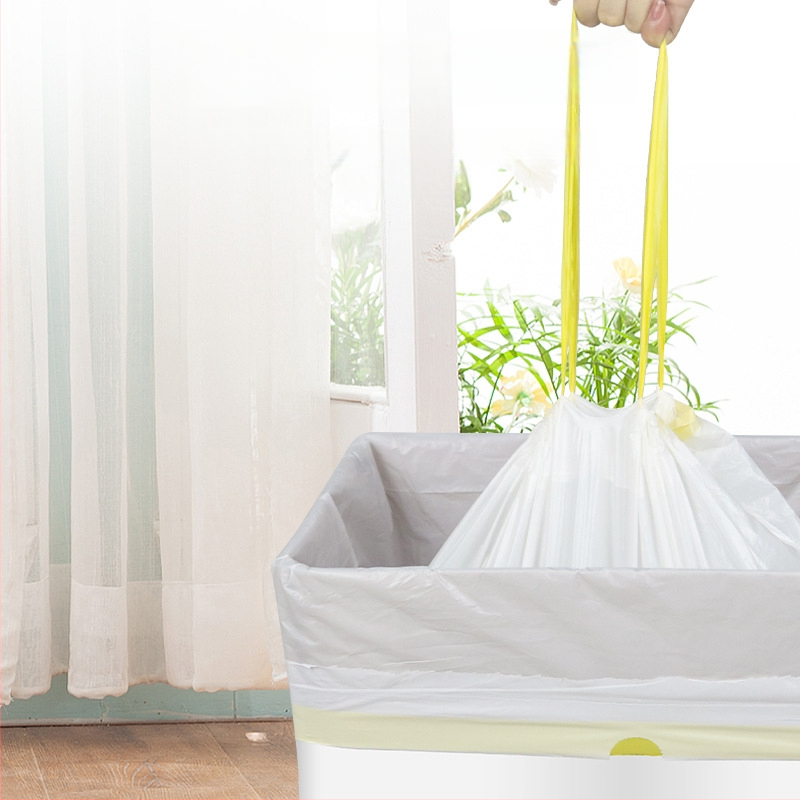 Mačací vrecko na toaletu, rolový typ, hrubý PE, so sťahovacím uzáverom