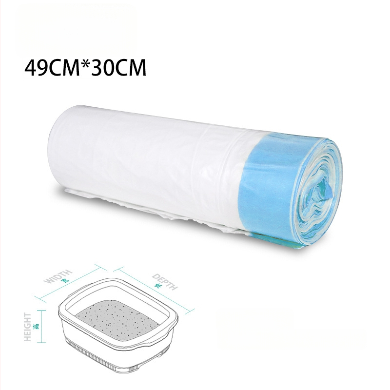 Veľké jednorazové tašky na mačací záchod - rolované, PE materiál, hrubé