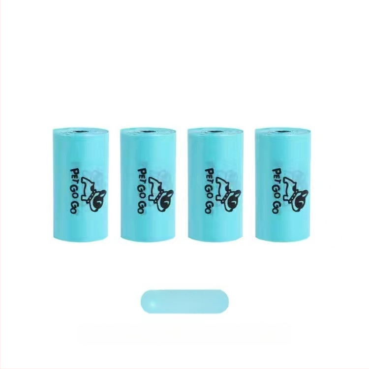 JUNGU Biologicky rozložiteľné tašky na odpadky pre domáce zvieratá, kontinuálny rol, hrubší materiál, vhodné pre psie výkaly a mačací odpad