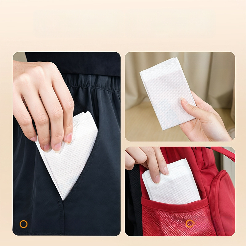 Vrecká na psie exkrementy, dvojvrstvové, pevné, prenosné, vodou rozložiteľný papier, plochý otvor, Seven Oh