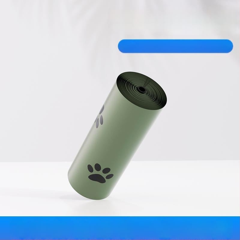 Tašky na psie výkaly, zosilnené, plne rozložiteľné, prenosné — EPL+PE, ABS